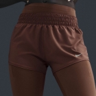 Nike Dri-FIT One 3in Shorts - Red Sepia/Reflective Silver