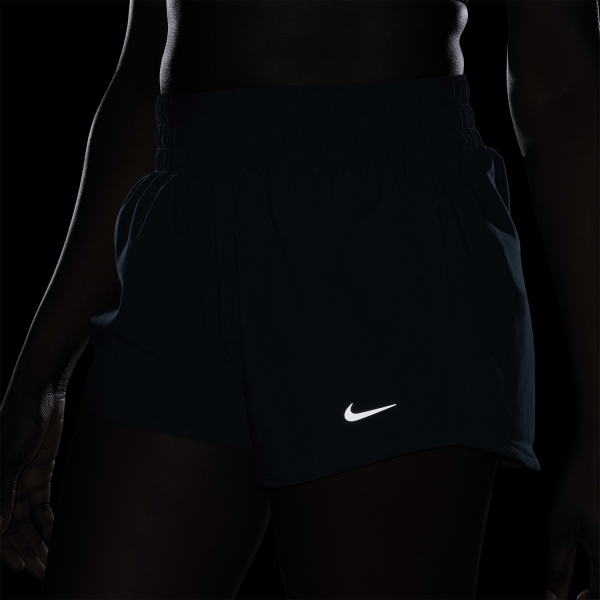 Nike Dri-FIT One 3in Shorts - Armory Navy/Reflective Silver