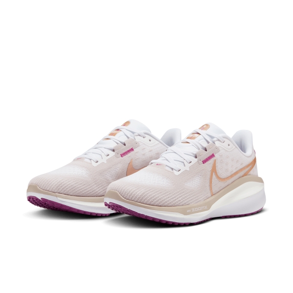 Nike Vomero 17 - Platinum Violet/White/Hot Fuchsia/Metallic Red Bronze