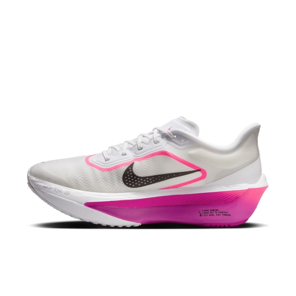 Nike Zoom Fly 6 - White/Black/Vivid Grape/Hyper Pink