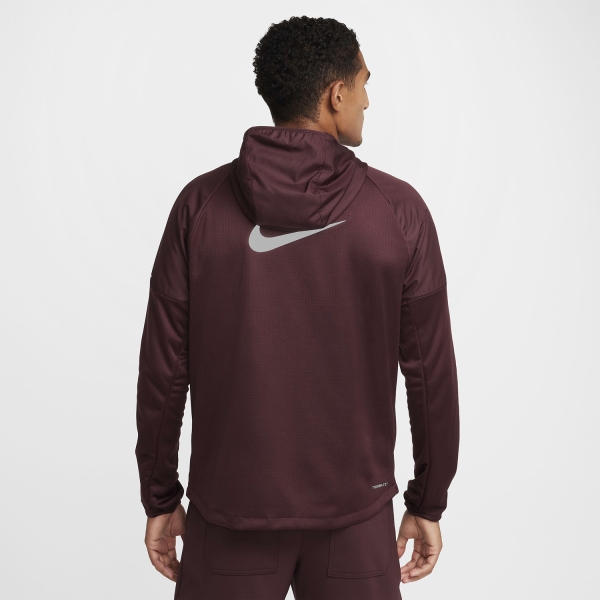 Nike Sphere Miler Giacca - Burgundy Crush/Reflective Silver