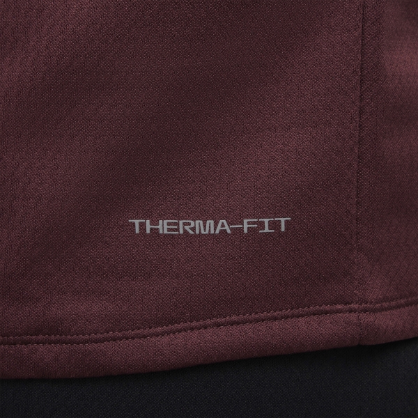 Nike Sphere Camisa - Burgundy Crush/Reflective Silver