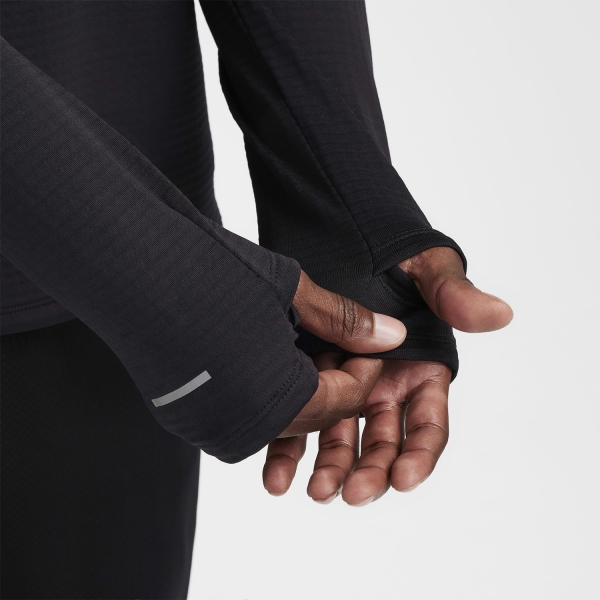 Nike Therma-FIT Pro Maglia - Black/Reflective Silver