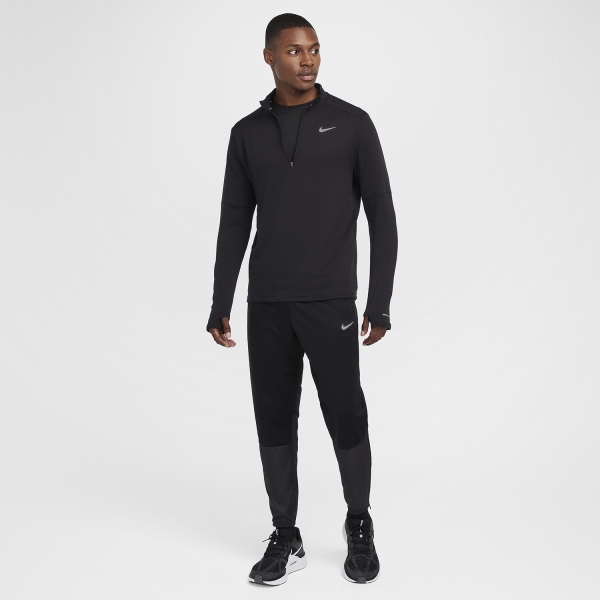 Nike Therma-FIT Pro Maglia - Black/Reflective Silver