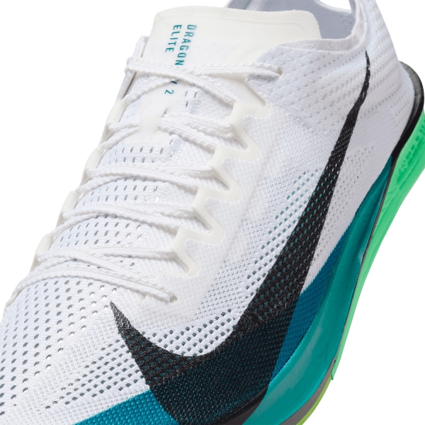 Nike ZoomX Dragonfly 2 Elite - White/Black/Bright Spruce/Vapor Green