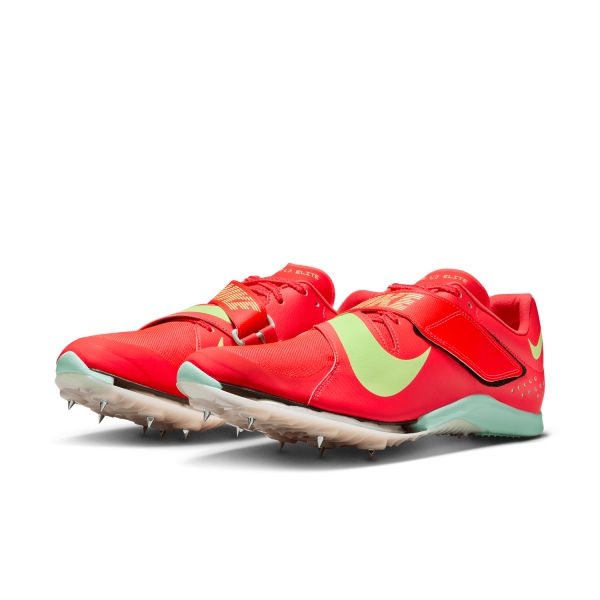 Nike Air Zoom LJ Elite - Bright Crimson/Washed Coral/Lime Blast