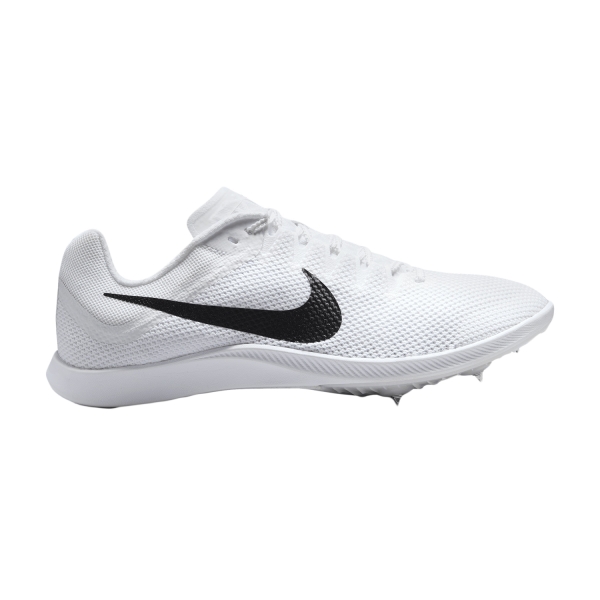 Scarpe Racing Uomo Nike Zoom Rival Distance  White/Black/Metllic Silver FZ9653100
