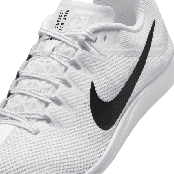 Nike Zoom Rival Distance - White/Black/Metllic Silver