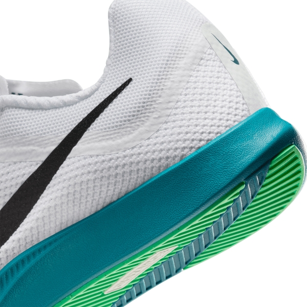 Nike Zoom Rival Distance - White/Black/Bright Spruce/Vapor Green