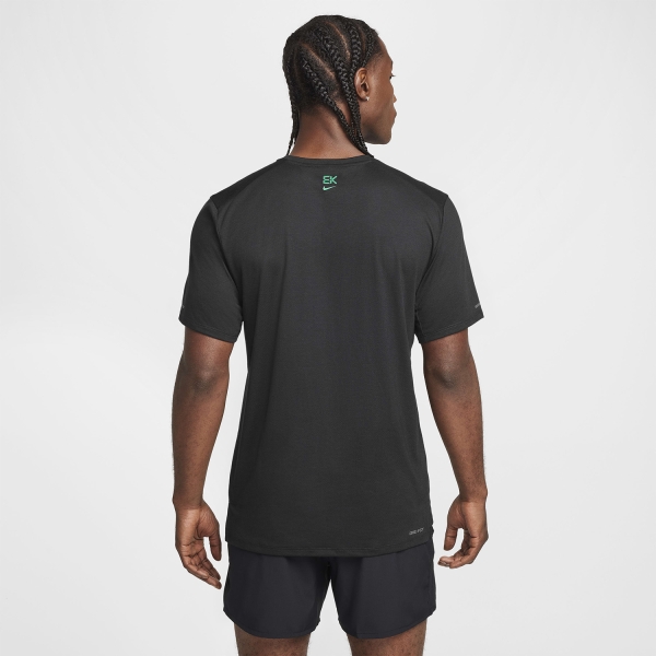 Nike Rise 365 Kipchoge Camiseta - Black/Stadium Green/Reflective Silver