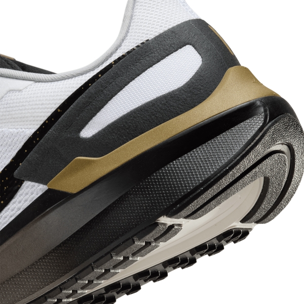 Nike Air Zoom Structure 25 - White/Black/Metallic Gold/LT Smoke