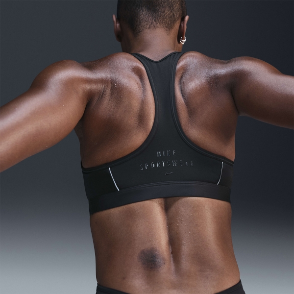 Nike Swoosh Performance Reggiseno Sportivo - Black