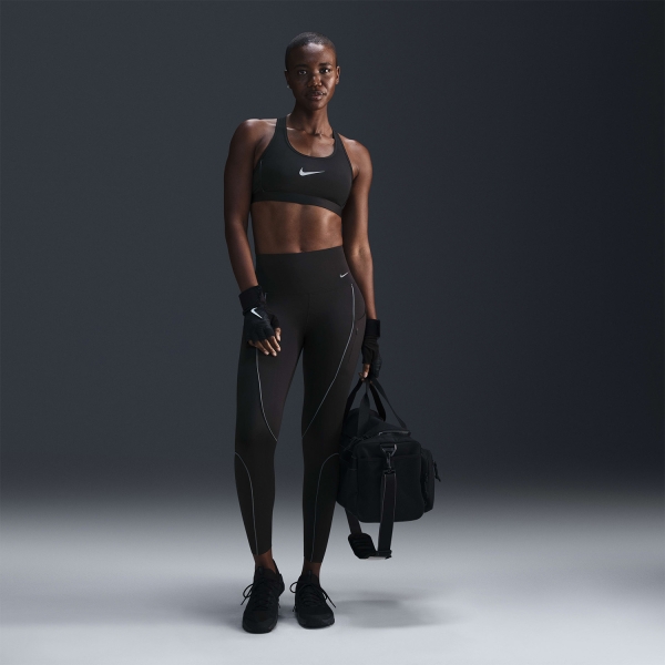 Nike Swoosh Performance Reggiseno Sportivo - Black