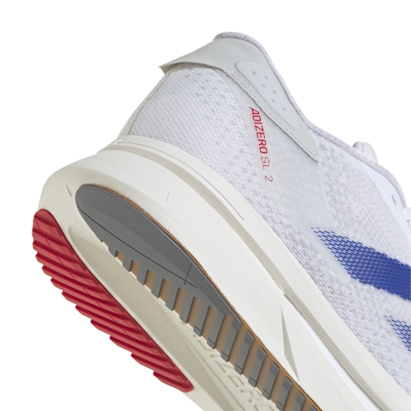 adidas adizero SL 2 - Cloud White/Team Royal Blue/Pure Ruby