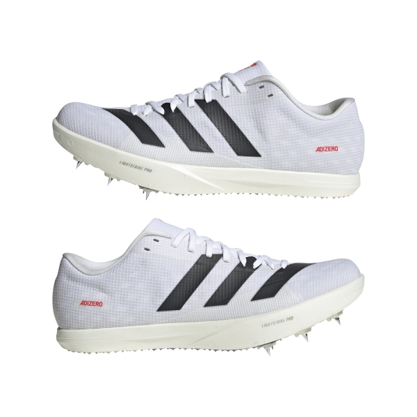 adidas adizero Long Jump - FTW White/Core Black/Lucid Red