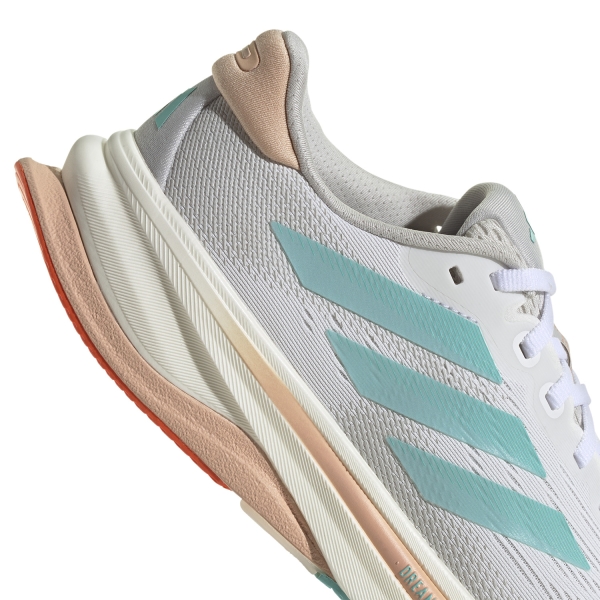 adidas Supernova Solution 2 - Cloud White/Flash Aqua/Powder Coral