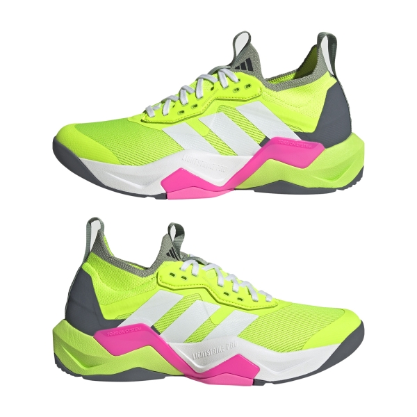 adidas Rapidmove ADV 2 Trainer - Lucid Lemon/FTWR White/Lucid Pink