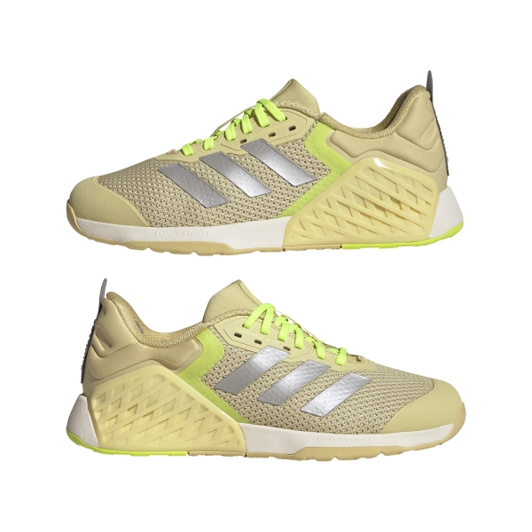adidas Dropset 3 Trainer - Powder Yellow/Matte Silver/Lucid Lemon