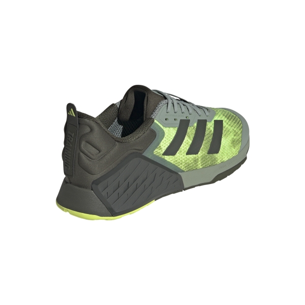 adidas Dropset 3 Trainer - Silver Green/Night Cargo/Lucid Lemon
