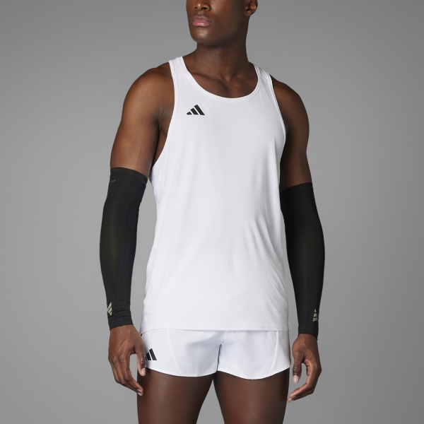 Top Running Hombre adidas adizero Logo Top  White IX2853