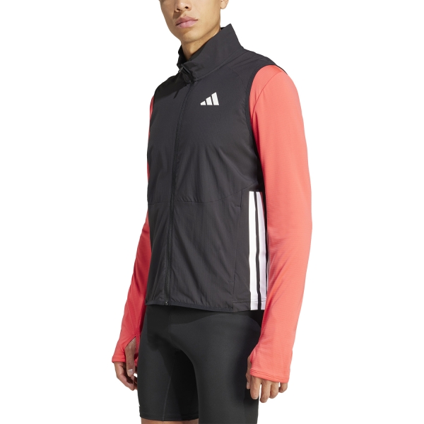 Giacca Running Uomo adidas adizero Gilet  Black IX8986