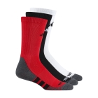 adidas Performance CLIMACOOL Logo x 3 Calze - Pure Ruby/Black/White
