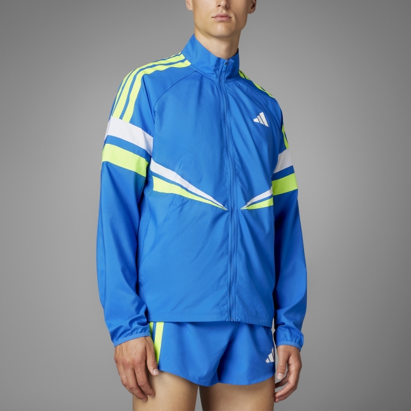 Chaqueta Running Hombre adidas adizero Retro Chaqueta  Blue JD7318