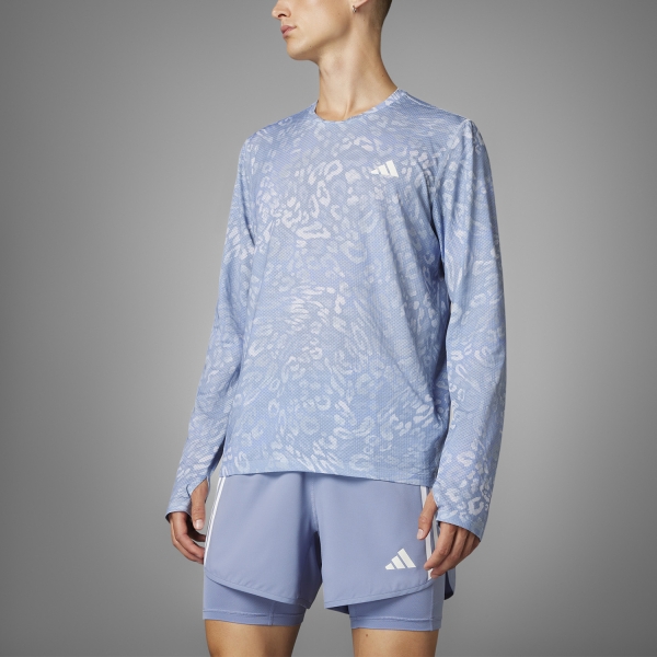 CamisaRunning Hombre adidas OTR CLIMACOOL Camisa  Dash Grey/Violet Tone JD7770