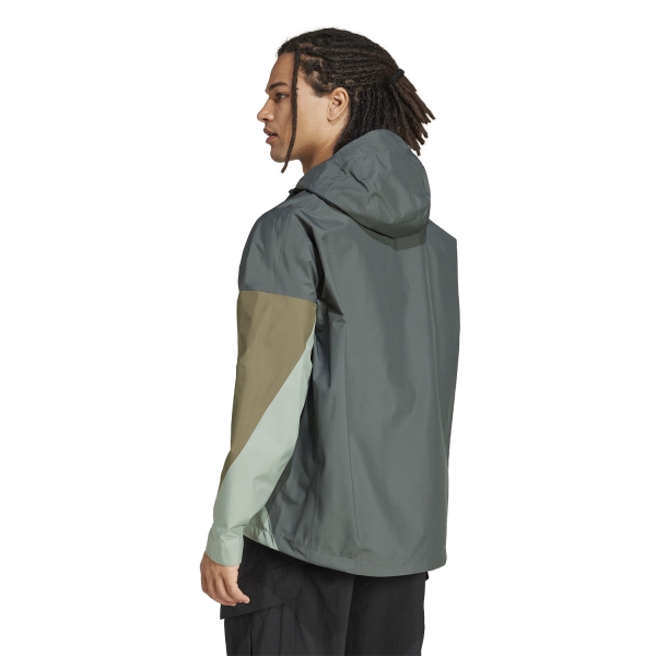 adidas Terrex Xploric 2.5L Jacket - Legend Ivy/Olive Strata/Silver Green