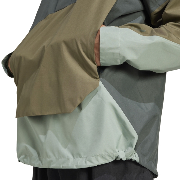 adidas Terrex Xploric 2.5L Jacket - Legend Ivy/Olive Strata/Silver Green