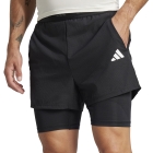 adidas Gym+ 2 in 1 4in Shorts - Black