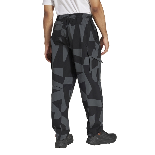 adidas Terrex Xploric Cargo Printed Pants - Black/Carbon/Grey Six/Grey Four