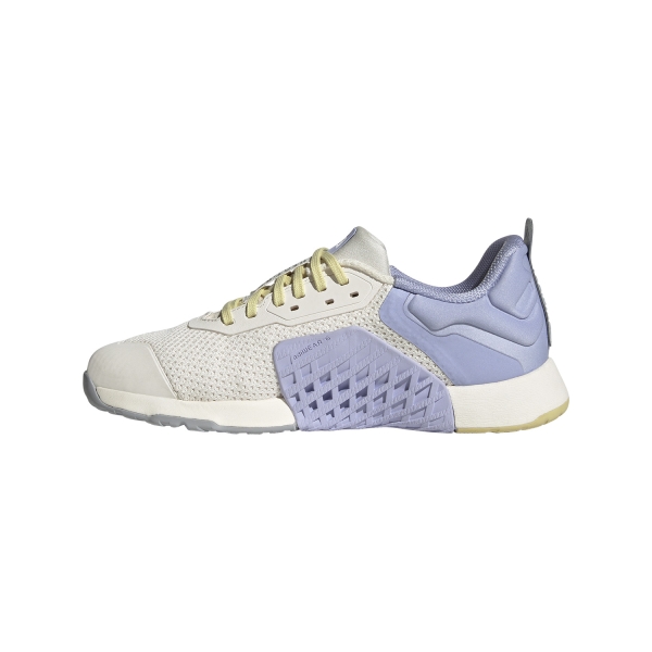 adidas Dropset 3 Trainer - Chalk White/Halo Silver/Violet Tone