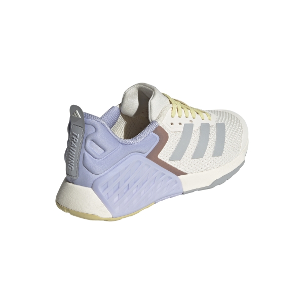 adidas Dropset 3 Trainer - Chalk White/Halo Silver/Violet Tone