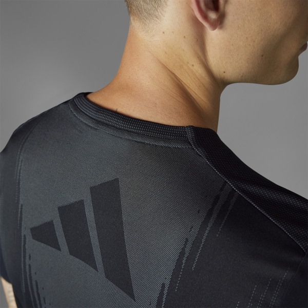 adidas AIRCHILL T-Shirt - Black/Grey Six
