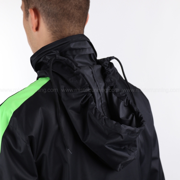 Joma Trivor Rain Chaqueta - Black/Fluor Green