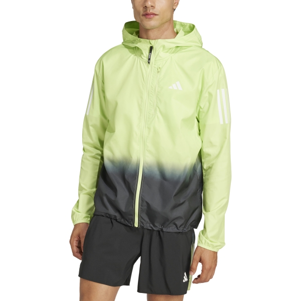 Giacca Running Uomo adidas OTR Giacca  Pulse Lime JP0823