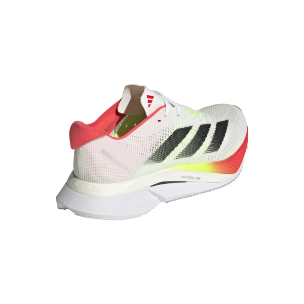 adidas adizero Boston 12 - FTWR White/Core Black/Lucid Red