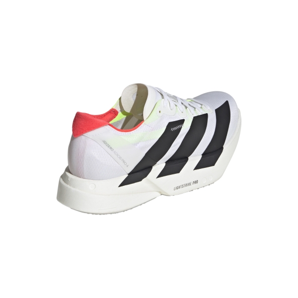 adidas adizero adios Pro 4 - Cloud White/Core Black/Silver Metallic