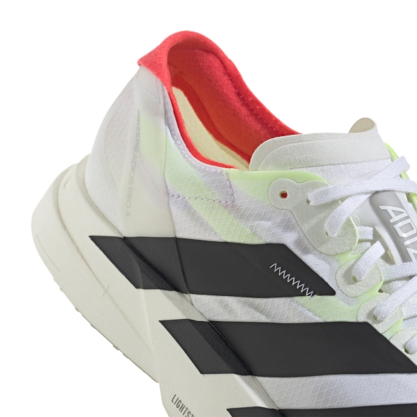 adidas adizero adios Pro 4 - Cloud White/Core Black/Silver Metallic