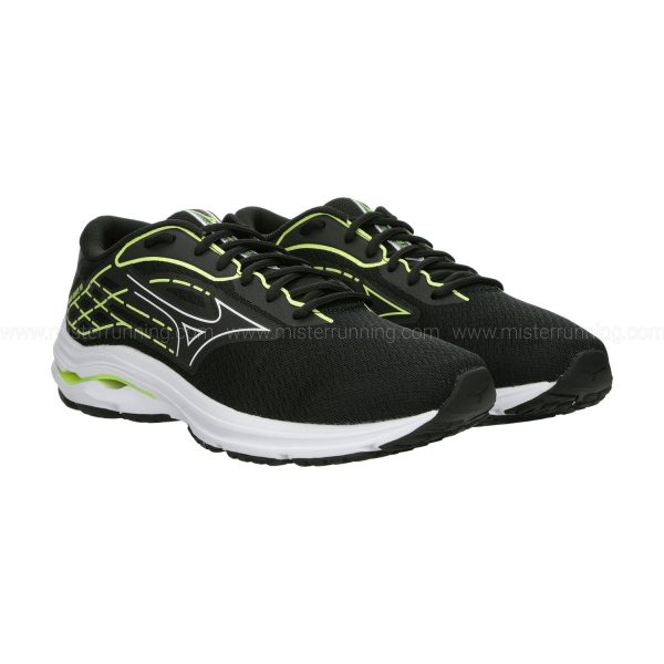 Mizuno Wave Equate 8 - Black/White/Neo Lime