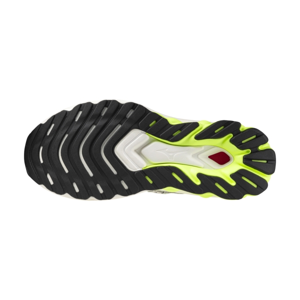 Mizuno Wave Skyrise 5 - Pristine/Vibrant Orange/Neo Lime