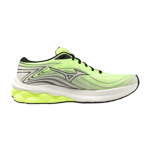 Mizuno Wave Skyrise 5 - Pristine/Vibrant Orange/Neo Lime