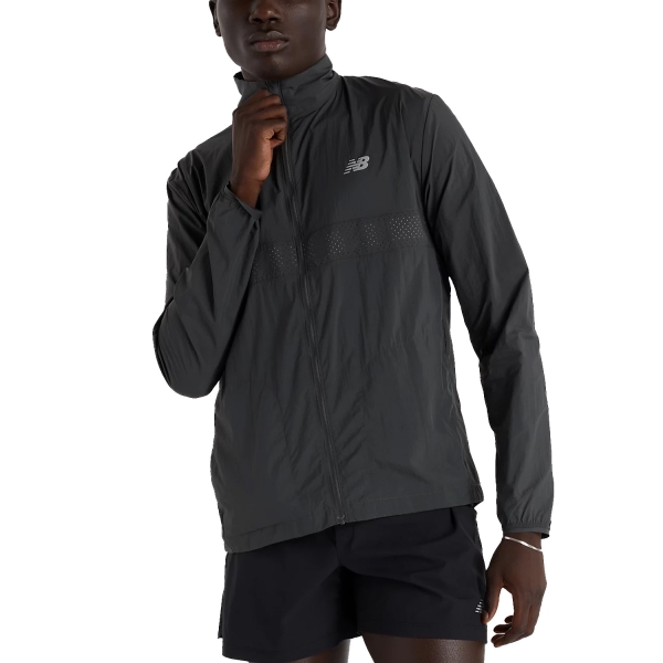 Giacca Running Uomo New Balance New Balance Athletics Giacca  Blacktop  Blacktop 