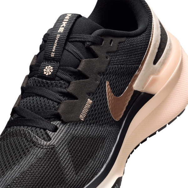 Nike Air Zoom Structure 25 - Black/Metallic Red Bronze/Crimson Tint