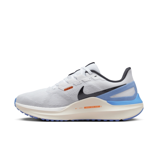 Nike Air Zoom Structure 25 - White/Black/Royal Pulse/Pure Platinum