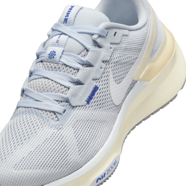 Nike Air Zoom Structure 25 - Football Grey/White/Blue Tint/Pale Ivory