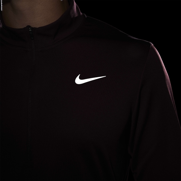 Nike Dri-FIT Pacer Maglia - Burgundy Crush/Reflective Silver