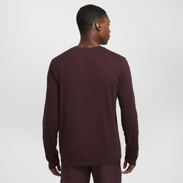 Nike Dri-FIT TR Logo Camisa - Burgundy Crush