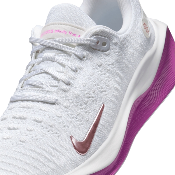 Nike InfinityRN 4 - White/Metallic Red Bronze/Hot Fucshia